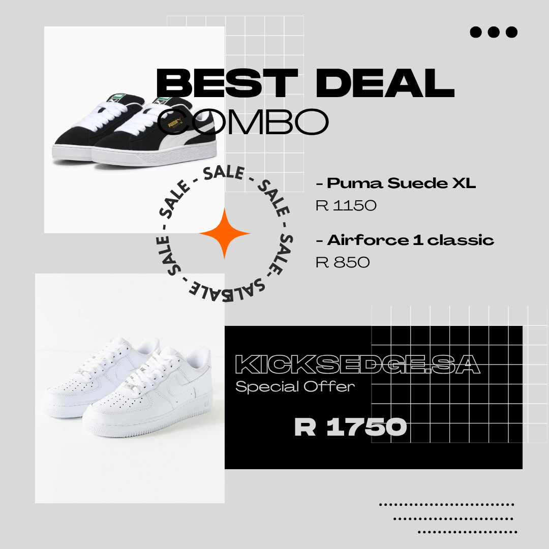 Puma Suede XL x Airforce 1 Classic "COMBO DEAL"