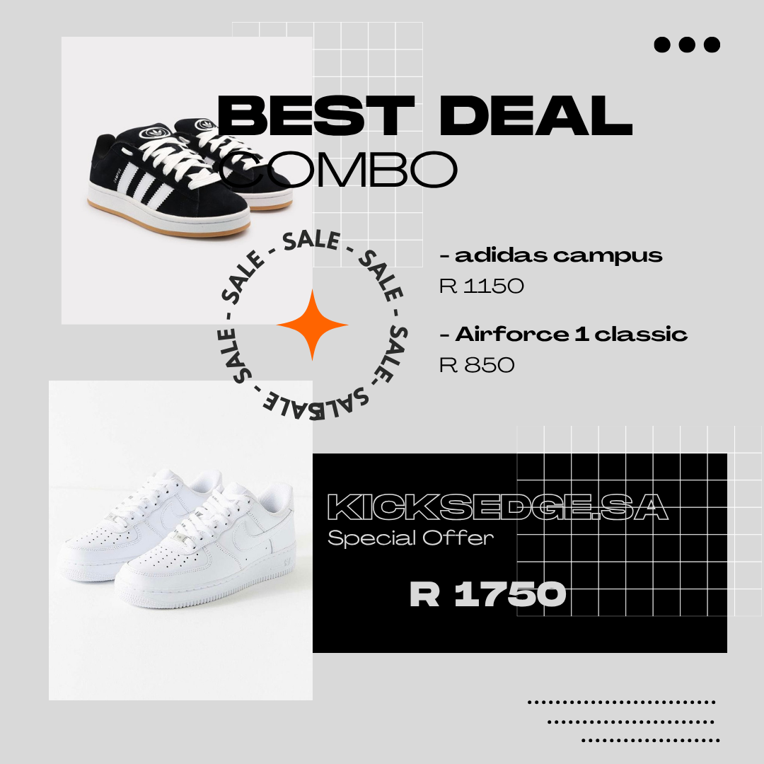 Adidas Campus x Airforce 1 Classic "COMBO DEAL"