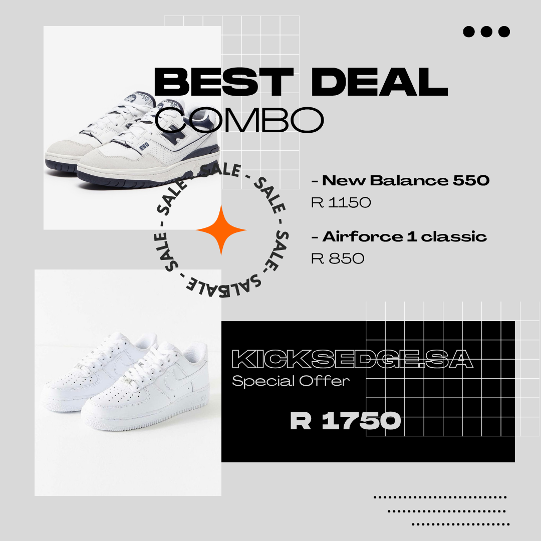 New Balance 550 x Airforce 1 Classic "COMBO DEAL"