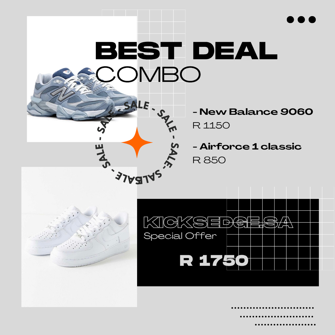 New Balance 9060 x Airforce 1 Classic "COMBO DEAL"