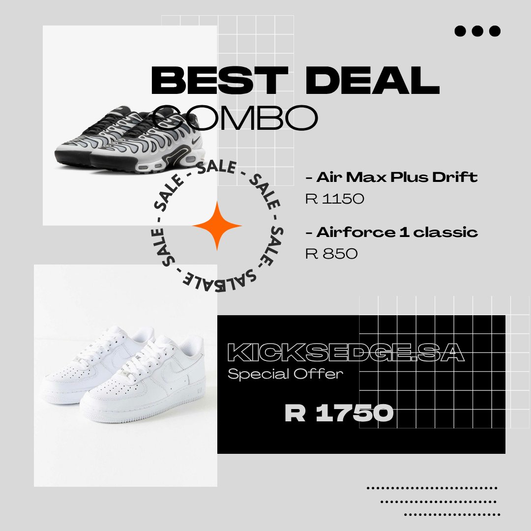 Nike Air Max Plus Drift x Airforce 1 Classic "COMBO DEAL"