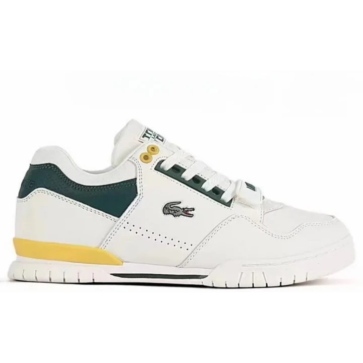 Lacoste Mens Missouri - White/Green/Yellow