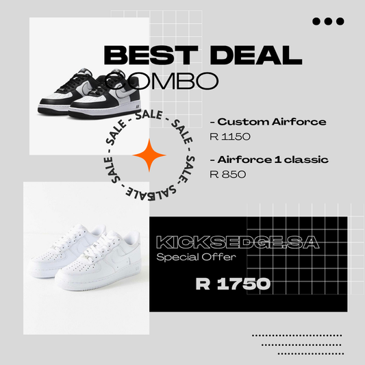 Custom Airforce 1 x Airforce 1 Classic "COMBO DEAL"