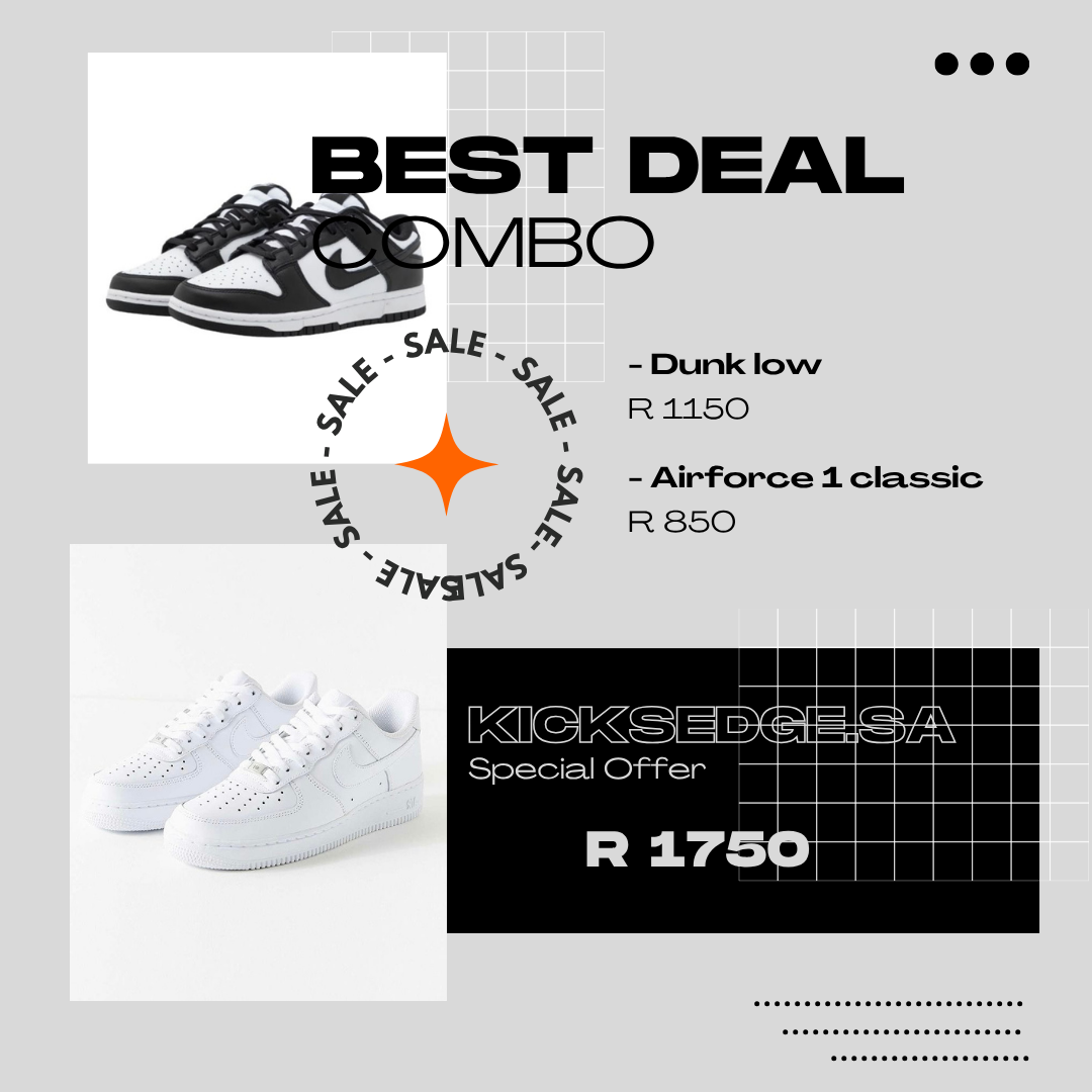 Nike Dunk Low x Airforce 1 Classic "COMBO DEAL"