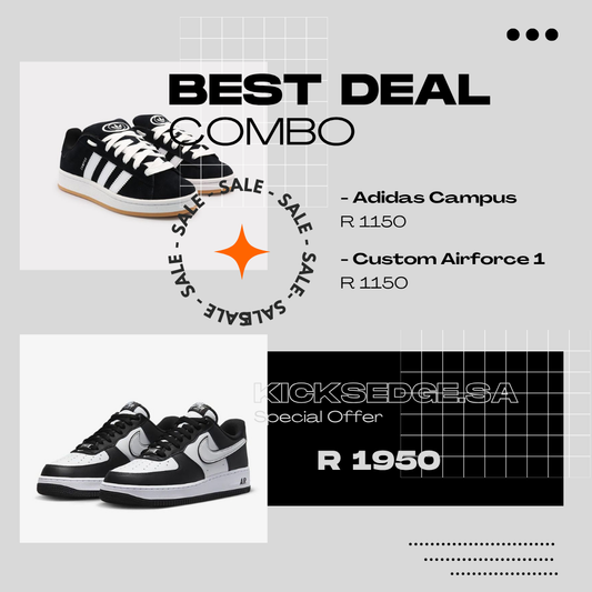 Adidas Campus x Custom Airforce 1 "COMBO DEAL"