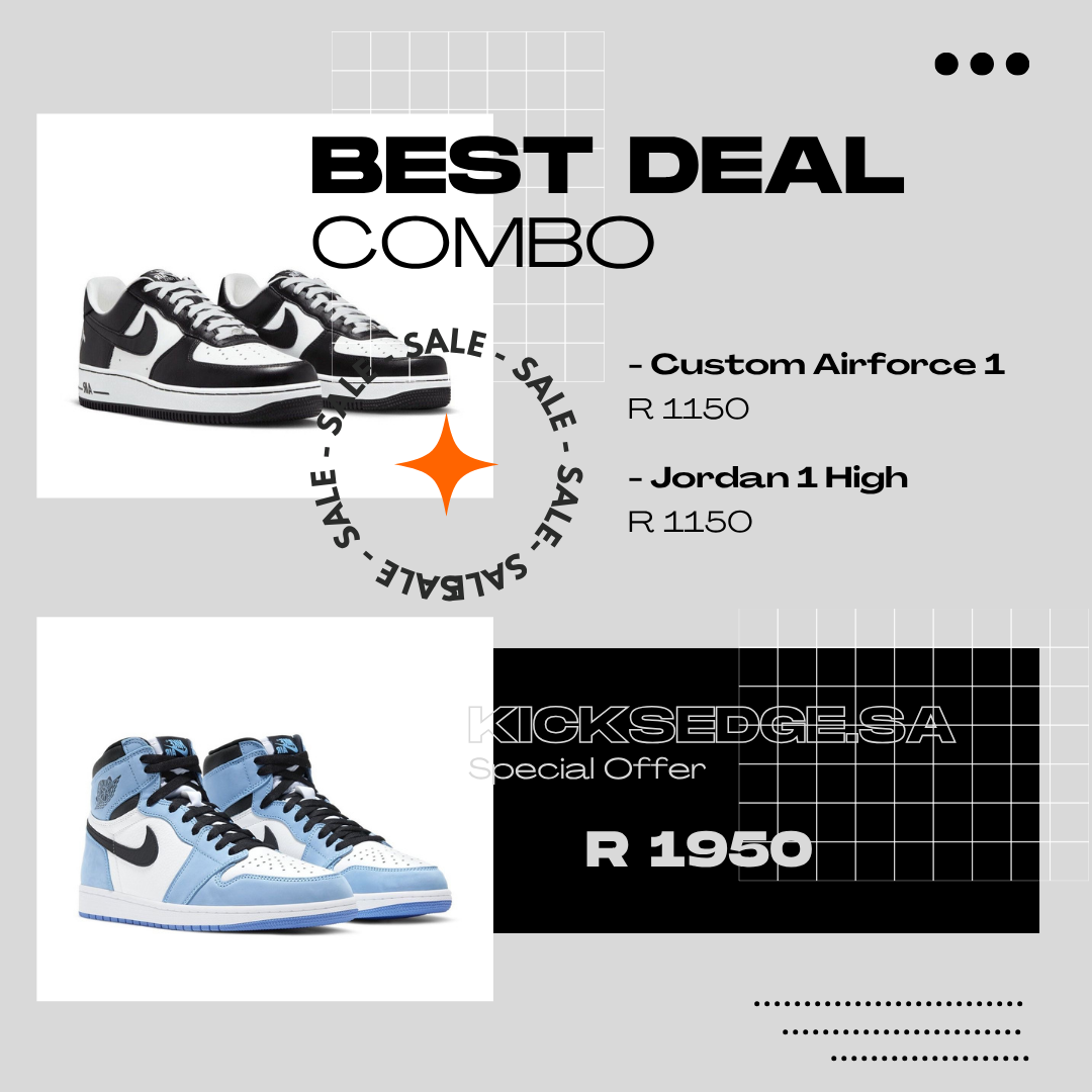 Custom Airforce 1 x Jordan 1 High "COMBO DEAL"