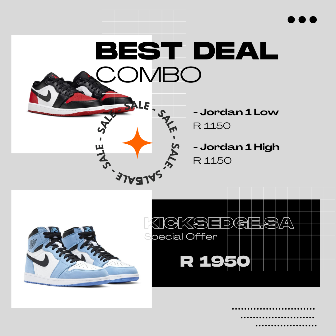 Jordan 1 Low x Jordan 1 High "COMBO DEAL"