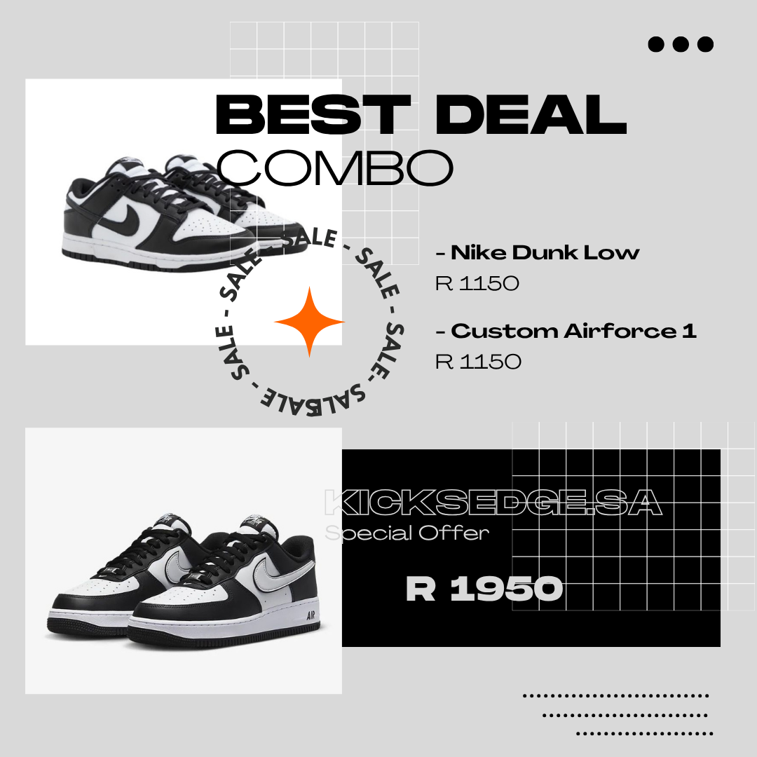 Nike Dunk Low x Custom Airforce 1 "COMBO DEAL"