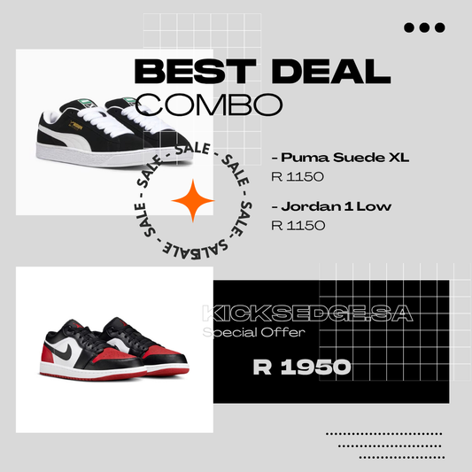 Puma Suede XL x Jordan 1 Low "COMBO DEAL"